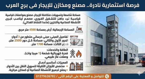 Factory for Rent in Borg al-Arab, Alexandria - 1000312101. jpg