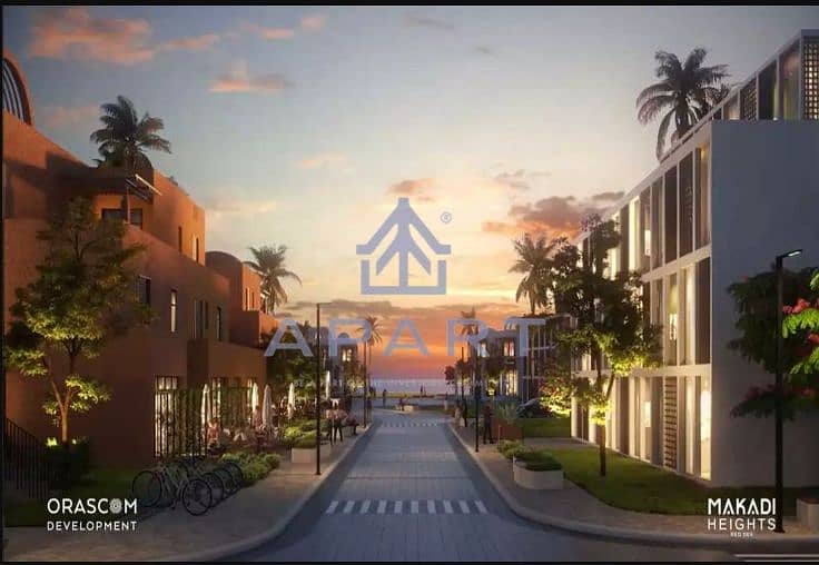 0% 7Yr Installment Plan Lowest Price 2BR Chalet With Garden Direct On Lagoon Prime Location For Sale - Makadi - Red Sea - New Gouna - - Więcej