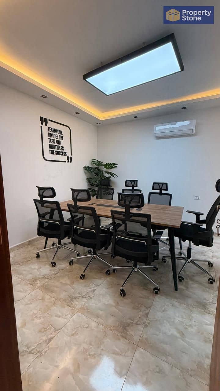 Administrative office for rent, 200 sq m, in a strategic location for major companies on the Maadi Ring Road in One Katameya. – pohled 3