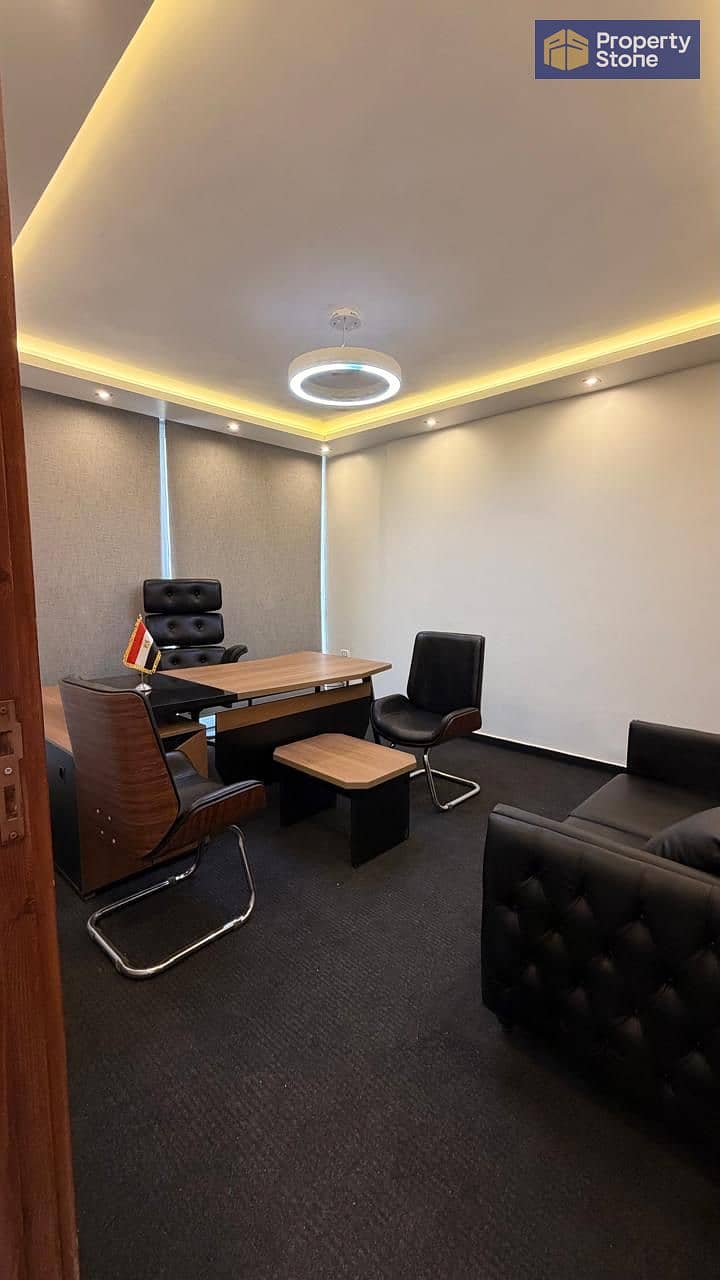 Administrative office for rent, 200 sq m, in a strategic location for major companies on the Maadi Ring Road in One Katameya. – pohled 4