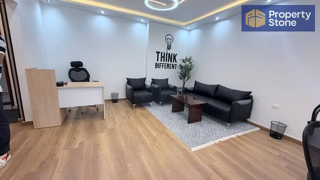 Administrative office for rent, 200 sq m, in a strategic location for major companies on the Maadi Ring Road in One Katameya. – pohled 5