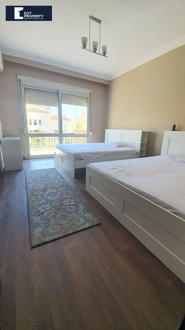 Fully Furnished Twinhouse For Sale In El Patio 1 - New Cairo Ready To Move Prime Location - Widok 6