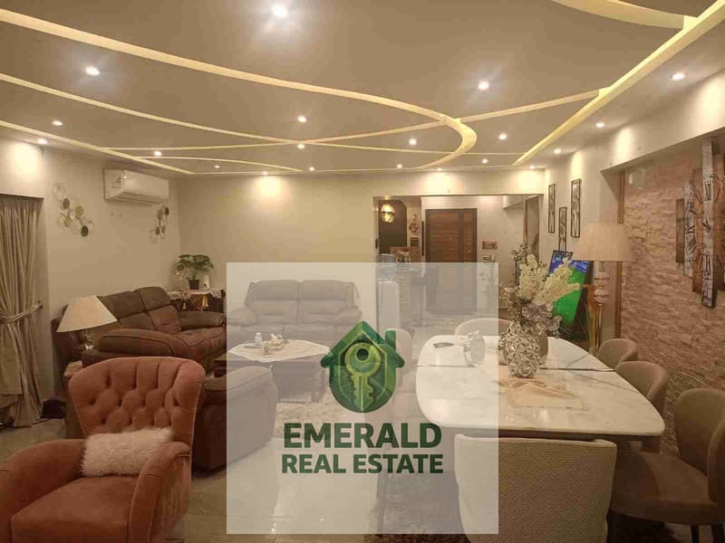 For sale, a 220 sqm ultra-lux apartment in Bavaria Town Compound next to Modern Academy on the Maadi Ring Road, all payments and maintenance completed. - Widok 2