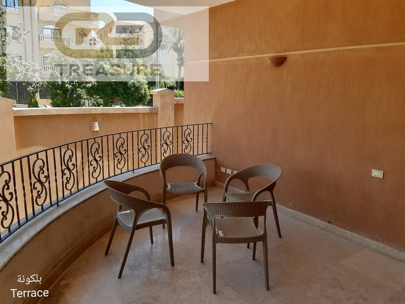 furnished Apartment for rent in West Golf - new cairo - Vista 6