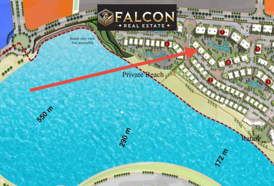 Apartment at a bargain price, a rare find in El Alamein! A stunning sea view next to Marina 2 & 3, North Coast, near Marassi Village. Installments ava - Widok 3