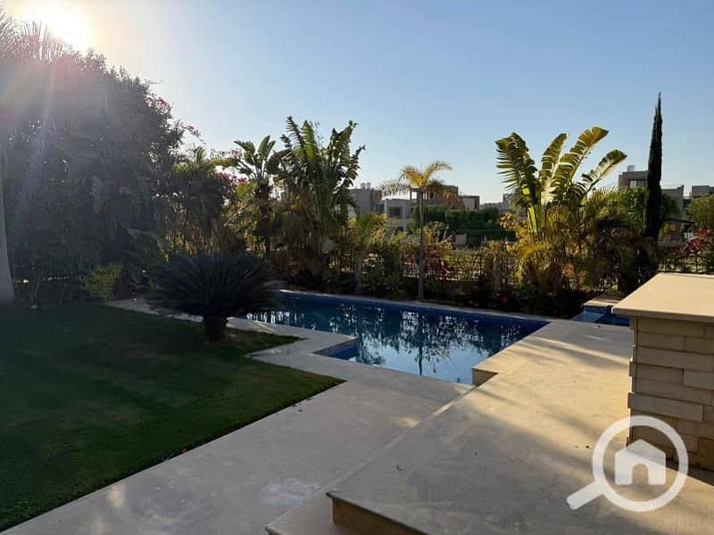 Standalone Villa For Rent Katameya Palm hills Extension , New Cairo ( Pk2 ) High end finishing Prime location Open landscapev - Ansicht 3