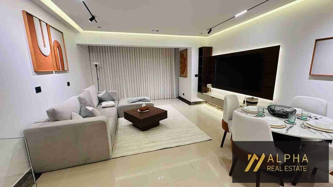 Hotel Serviced Duplex in Nyoum New Cairo Fully Furnished with Panoramic View and Premium Finishing - Widok 2