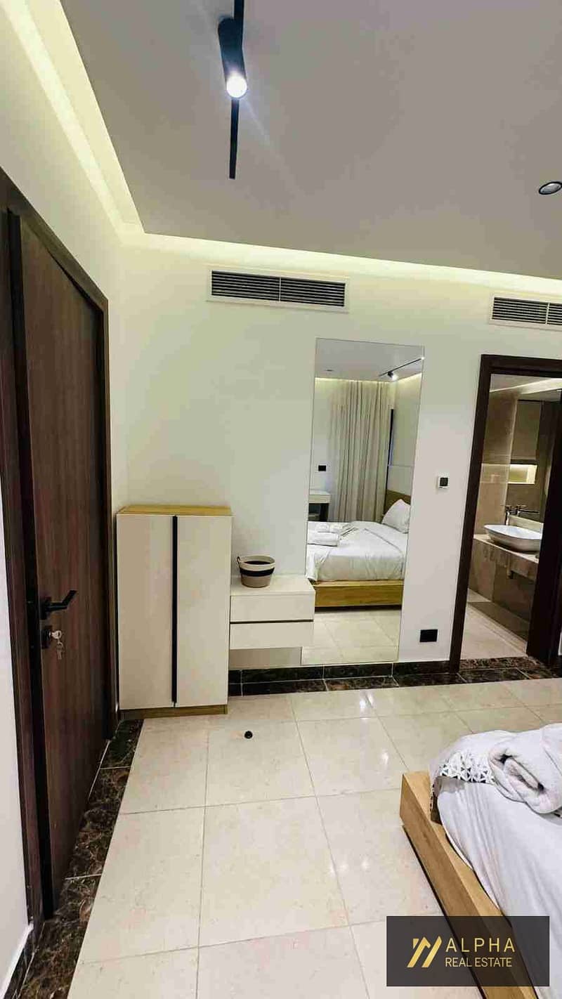 Hotel Serviced Duplex in Nyoum New Cairo Fully Furnished with Panoramic View and Premium Finishing - Widok 6