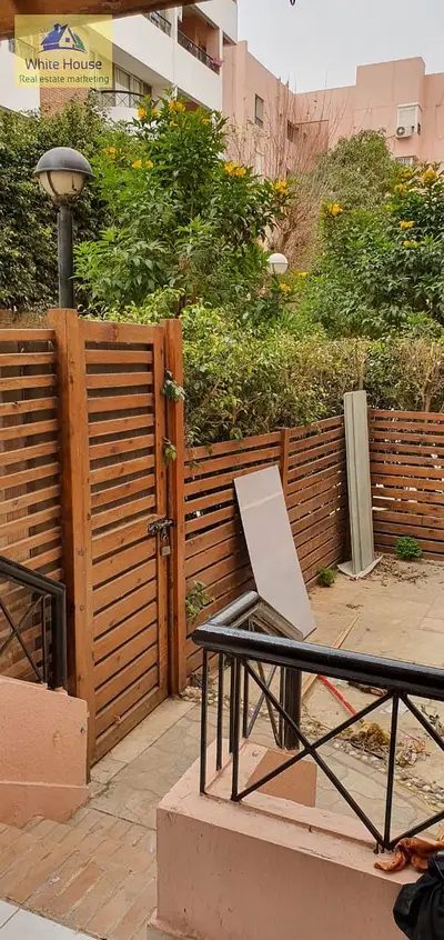 120m² apartment with a 70m² garden for rent in Al Rehab City, with kitchen units, near Gateway Mall Open in Google Translate •