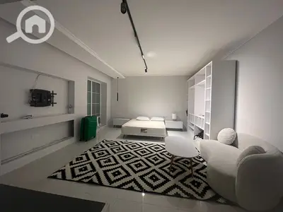 Furnished studio apartment for rent in the seventh district of Zahraa El Maadi, first occupancy