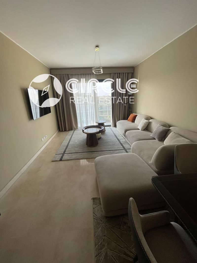 Pool & Landscape View 190m Furnished Apartment For Rent In SODIC Villette 5th Settlement New Cairo Near Golden Square & AUC - Widok 3