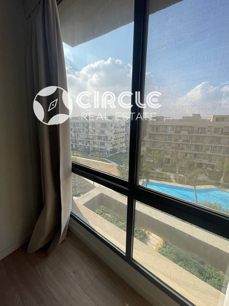 Pool & Landscape View 190m Furnished Apartment For Rent In SODIC Villette 5th Settlement New Cairo Near Golden Square & AUC - Więcej