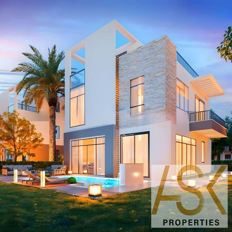 "Opportunity" - Own your villa with 0% down payment next to Mall of Arabia in a prime location in New Zayed, Park Valley Lake Compound – pohled 3