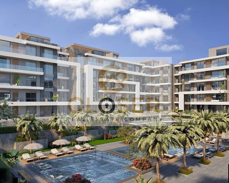 Apartment for sale 3BR 154m pool view inst 10Y in LaVista Patio Sola compound directly on the Suez Road - Widok 4