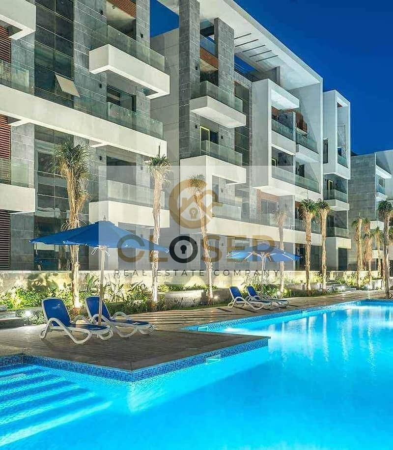 Apartment for sale 3BR 154m pool view inst 10Y in LaVista Patio Sola compound directly on the Suez Road - Widok 5