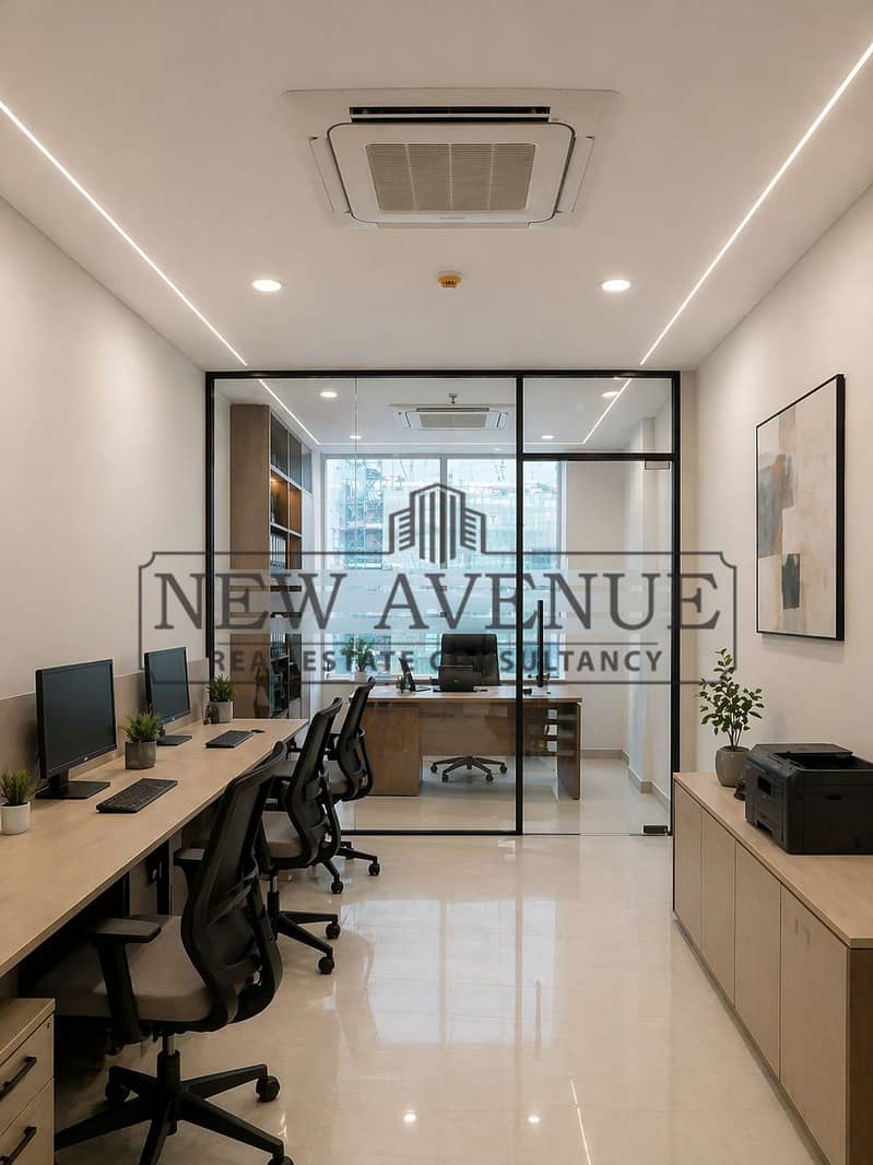 Office For Sale at Cairo Capital Center Fully Finished with ACs – pohled 2