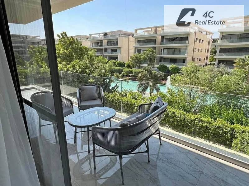 Apartment for Sale 224m Fully finished Down Payment and Installments Prime Location in Swan Lake Residence First Settlement New Cairo - Ansicht 2