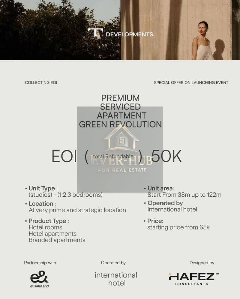 Hotel apartment for sale, 58 sq m, Montreux, Sheikh Zayed, with a 10% down payment and installments over 10 years. – pohled 5