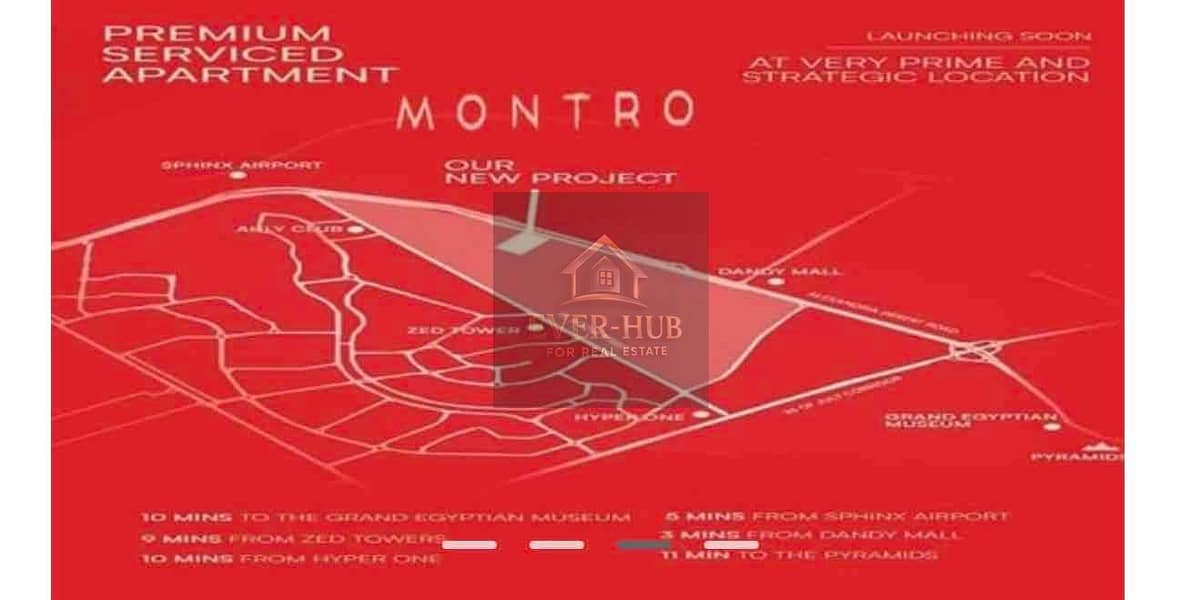 Hotel apartment for sale, 58 sq m, Montreux, Sheikh Zayed, with a 10% down payment and installments over 10 years. – další