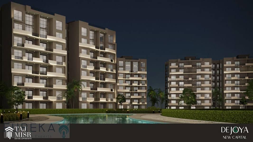 145 sqm apartment for sale in De Joya 4 New Capital by Taj Misr. 5% down payment and installments up to 15 years. – další