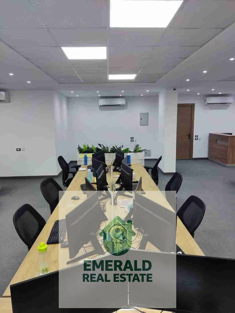 Administrative office for rent for large companies, 650 sqm, air-conditioned, in the finest administrative building next to Carrefour and the ring road directly. - Widok 3