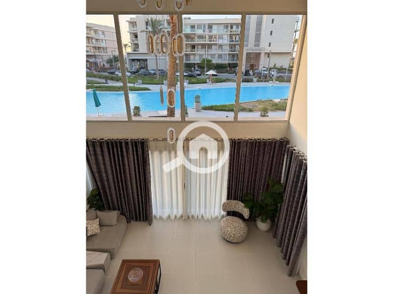 Live unforgettable memories in Marassi North Coast Duplex for rent in Marassi, Sidi Abdel Rahman Open stunning view direct to the cristal Lagoon - Widok 3