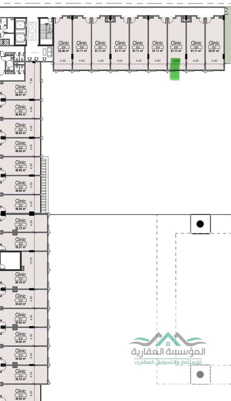 Clinic for sale in Za-Core Mall Own your clinic now in a strategic location on Dahshur Link directly in front of Sodic's Strip Mall - Vista 2