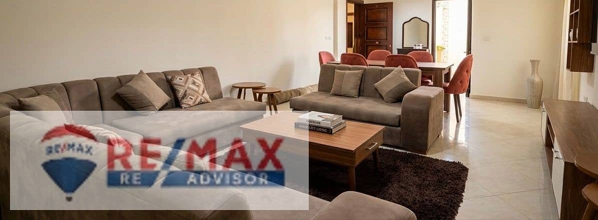 Furnished apartment with hotel-style furniture for rent in Dar Misr Compound - Sheikh Zayed - Widok 4