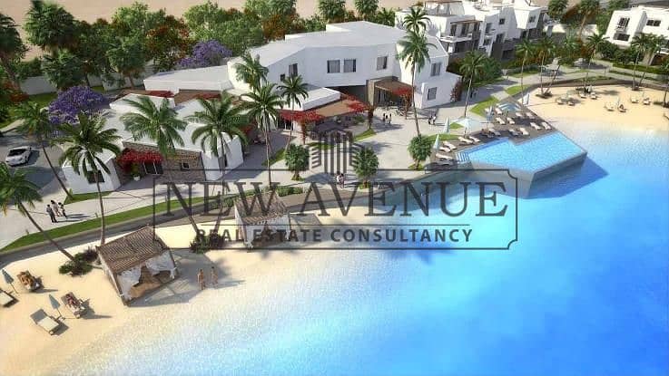 2BR Apartment for Sale in Encore Swan Lake, El Gouna. Fully Finished with A/Cs, Greek Architecture. - Mehr