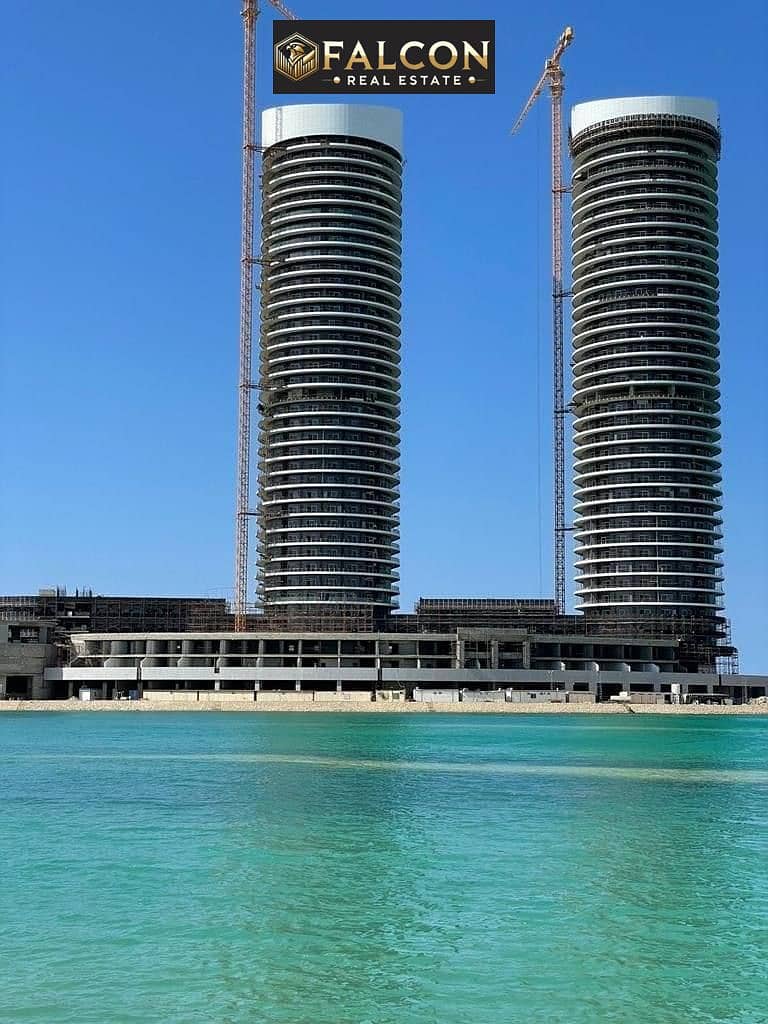 Ready to move Finished and hotel furnishings next to Rixos Alamein Hotel and the towers Directly first row ready for sale with installment - Aanzicht 6