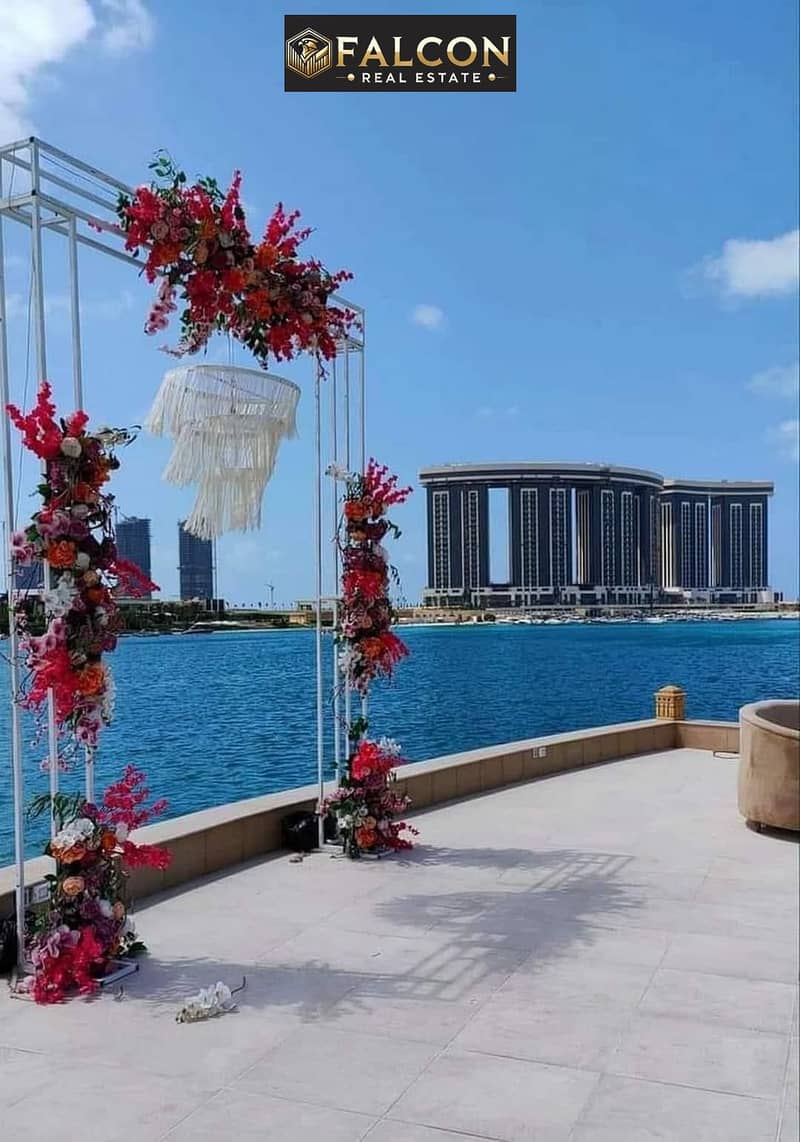 Ready to move Finished and hotel furnishings next to Rixos Alamein Hotel and the towers Directly first row ready for sale with installment - Meer