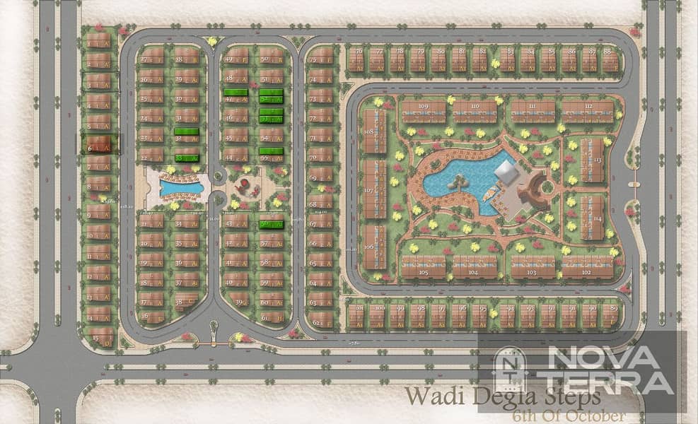 Twin house villa for sale in Pyramids Walk Compound – pohled 5