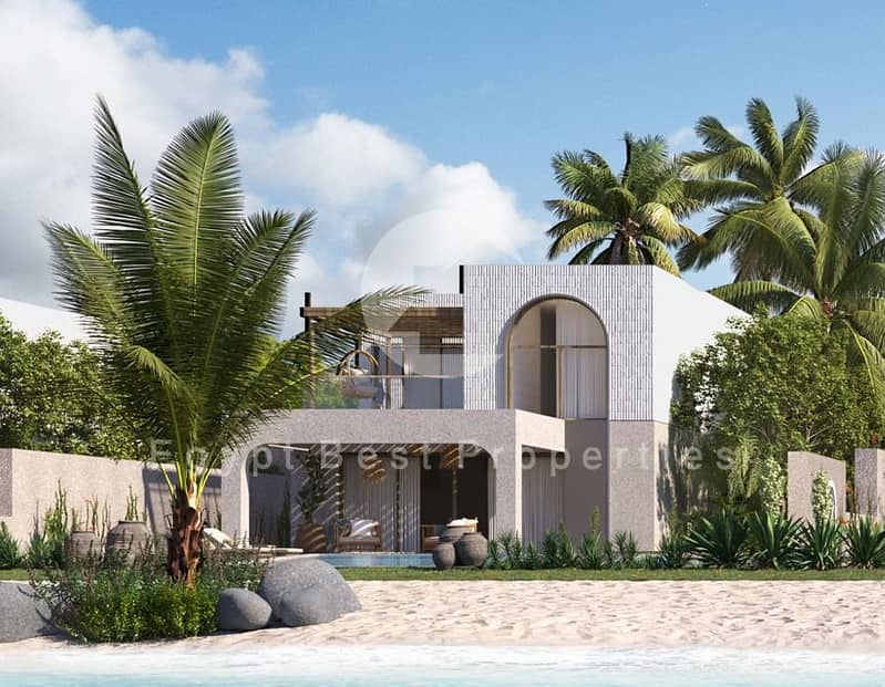 OWN YOUR LUXURY VILLA FIRTS ROW FULLY FINIHSED FOR SALE - THE MED- RAS EL HIKMA NORTH COAST – pohled 6