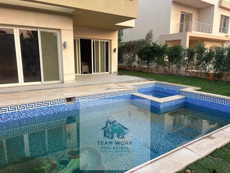 Villa for rent with swimming pool in Grand Heights compound, prime location, super deluxe finish, directly on the Dahshur Link Road. - Widok 2