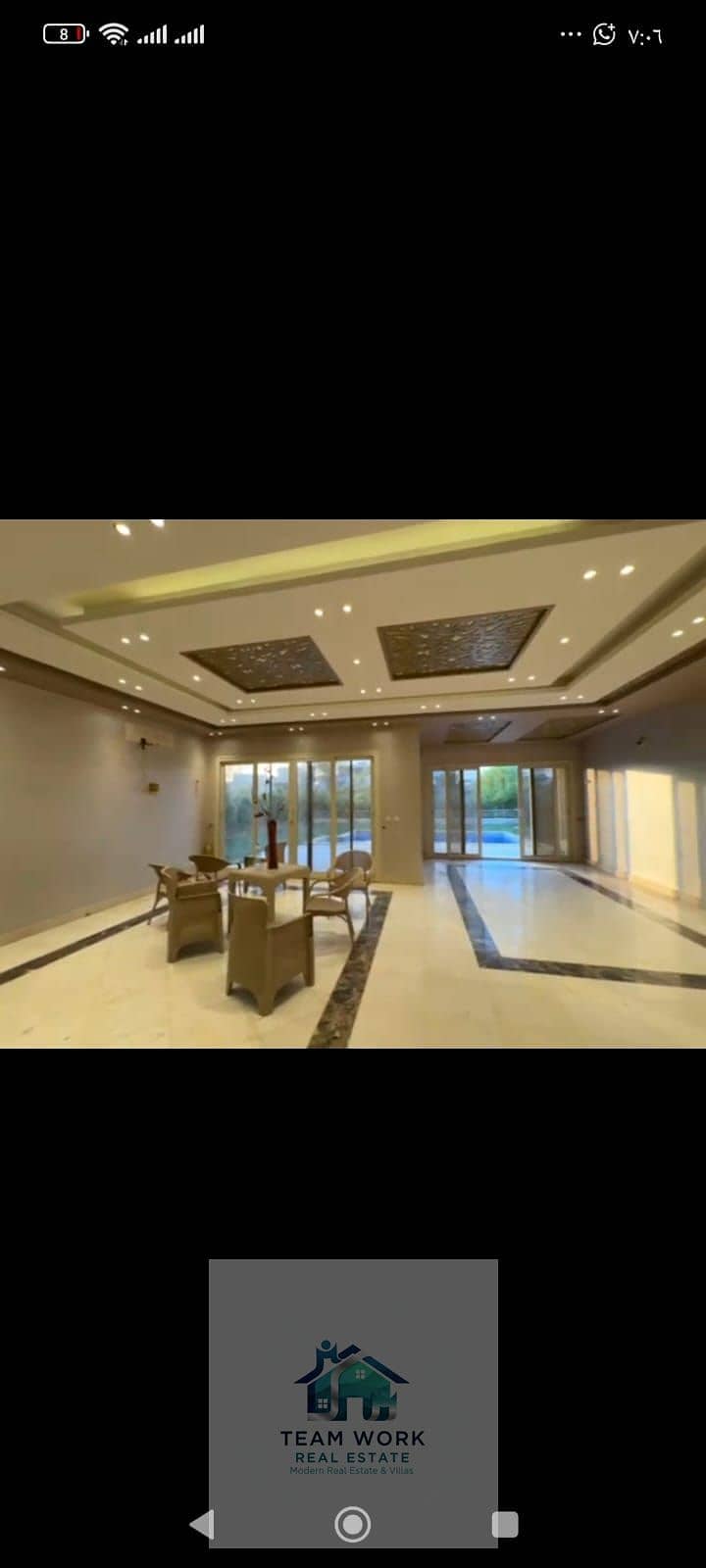 Villa for rent with swimming pool in Grand Heights compound, prime location, super deluxe finish, directly on the Dahshur Link Road. - Widok 4