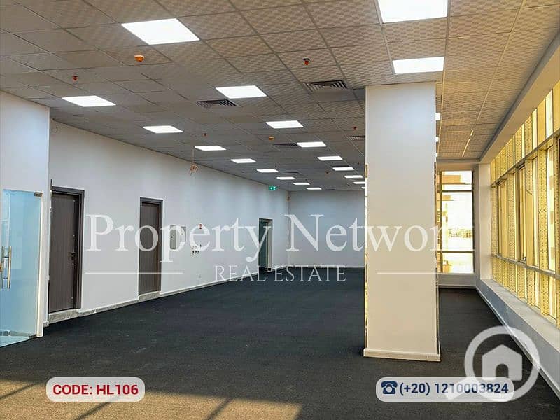 Fully Finished Distinguished Administrative Headquarters for Rent in First Settlement | Youssef El Sebai - Meer