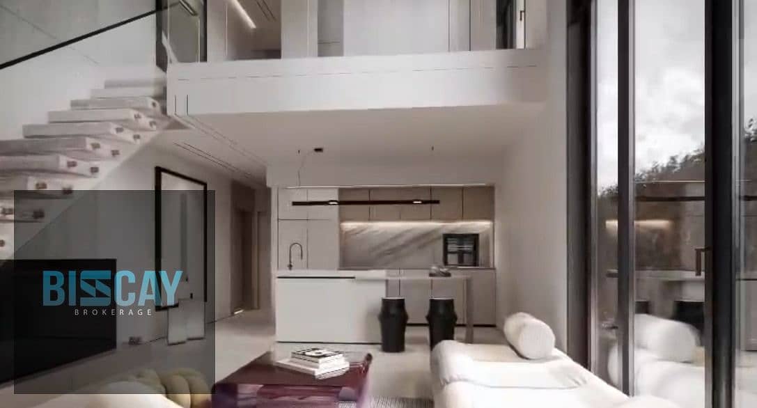 Loft apartment, 230 sq m, 3 bedrooms + 2 bathrooms + spacious reception area, direct view of the landscape, in the heart of the New Administrative Cap - Mehr