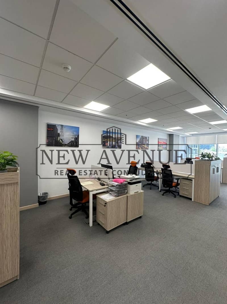 fully finished office for rent at CFC P5 New Cairo prime location - Widok 2
