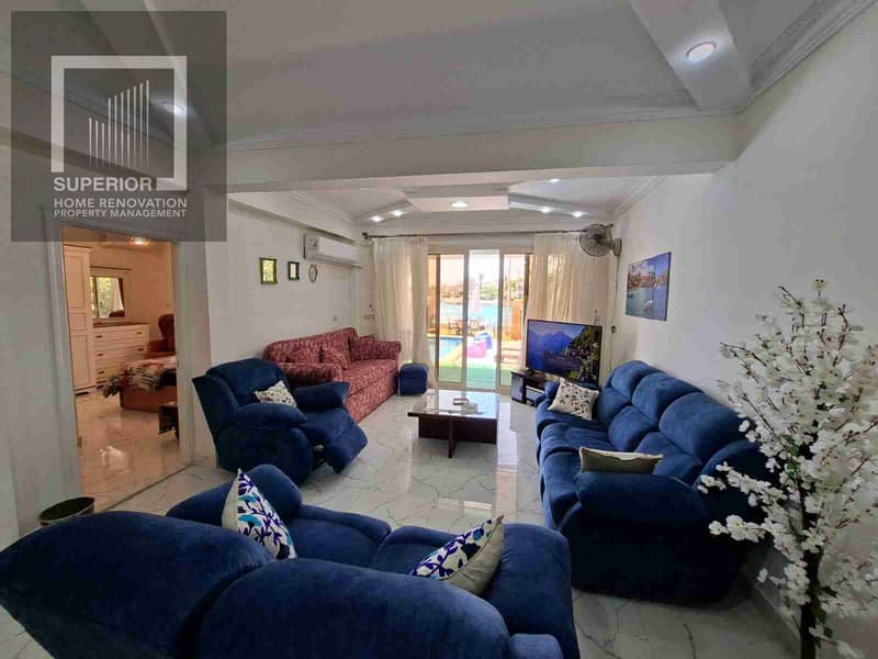 Villa for Rent – Marina 5, North Coast | First Row on the Lake – další