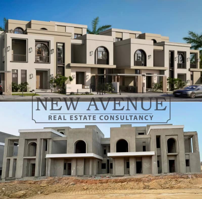 Townhouse corner in ever east 2 years delivery prime location with instalments in new cairo 6th settlement – další