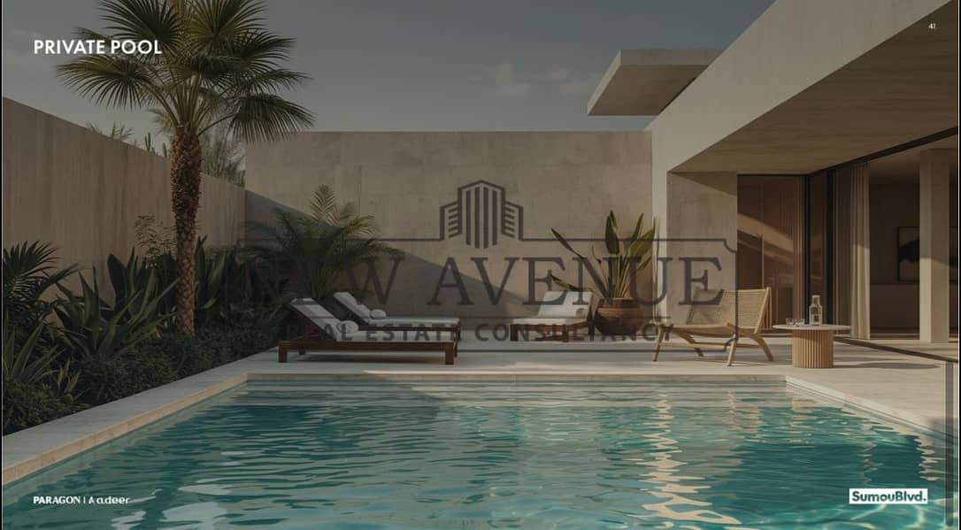 serviced apartment fully finished with installments in a prime location in somou boulevard mostakbal city - View 4