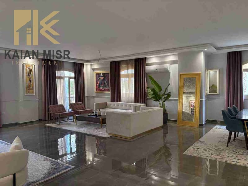 A lip for sale with an area of 273 sqm on a raised ground floor in front of Heliopolis Club, with the highest level of finishing and immediate delivery. - Ansicht 3