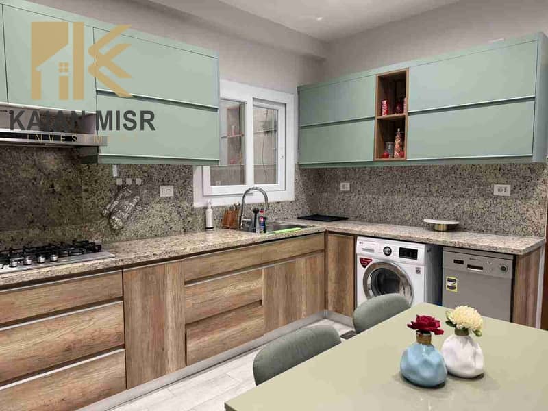 A lip for sale with an area of 273 sqm on a raised ground floor in front of Heliopolis Club, with the highest level of finishing and immediate delivery. - Mehr