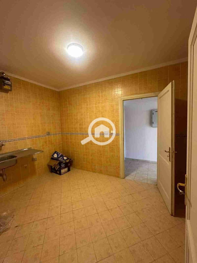 For sale in Al-Rehab City, an apartment of 162 sqm, phase nine, north view, directly overlooking the square. - Mehr
