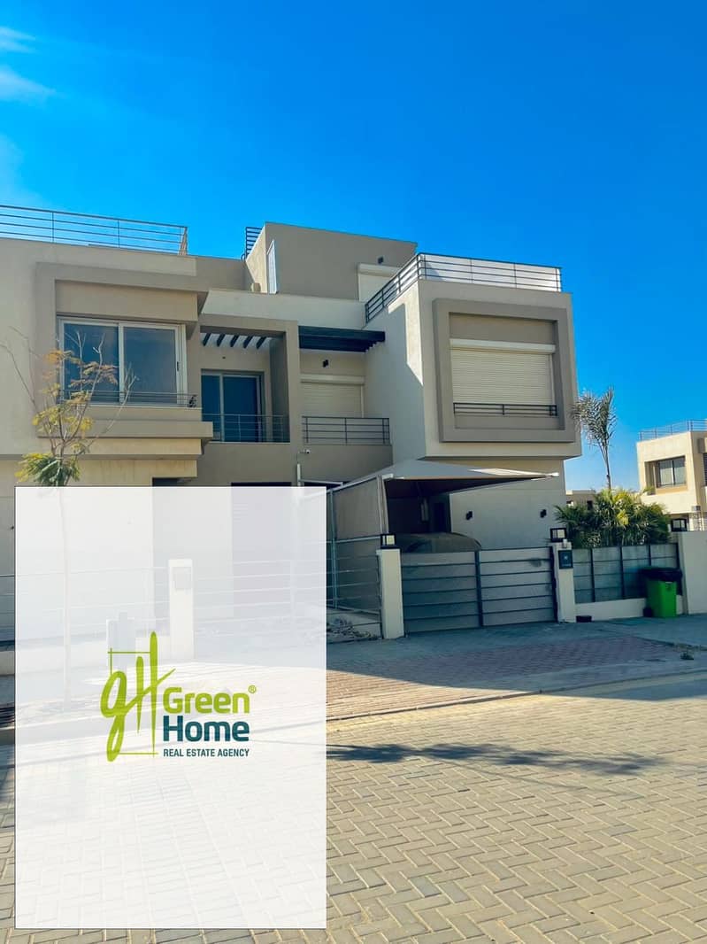Ready to Move 310m Twinhouse Prime location Near Pool for Sale in Palm Hills New Cairo Best Price - Więcej