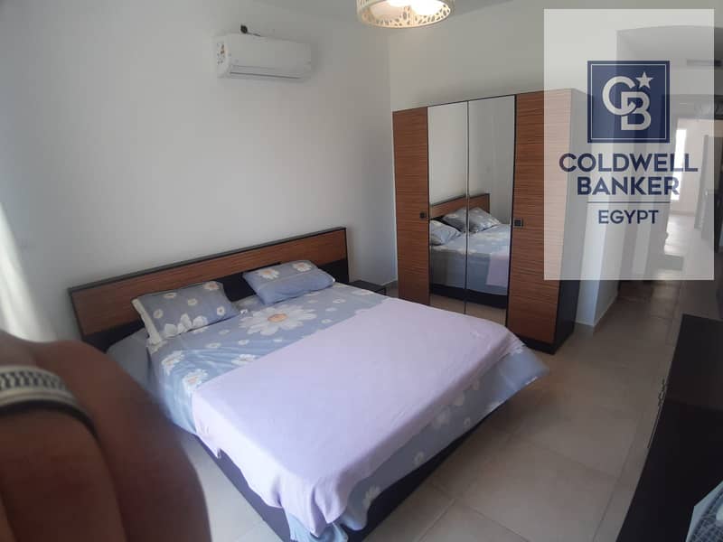Chalet for rent, 115 sq m, fully furnished and ready to move in, in Amwaj North Coast - Sidi Abdel Rahman - 2 bedrooms - Više