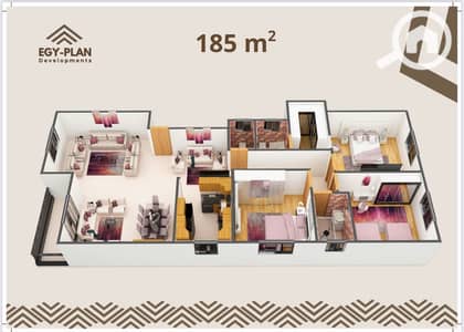 شقة 3 غرف نوم للبيع في 6 أكتوبر، الجيزة - c0fb0f5e-ac55-4d5a-aeea-4a0dccfe59a0. jpg
