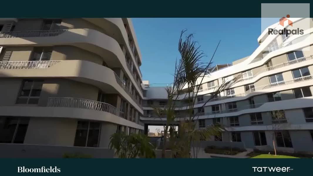 UNDER MARKET PRICE apartment 1 bedroom Ready to move for sale at Bloomfields el Mostakbal city - Mehr