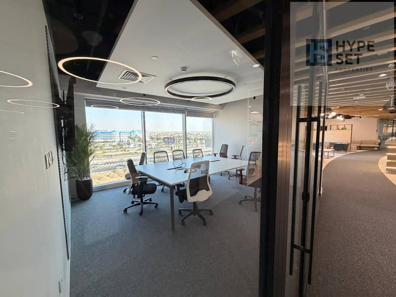 office for sale with 10% down payment and installments 15 years the first mall in sarai directly in suez road & amal axis - Widok 2