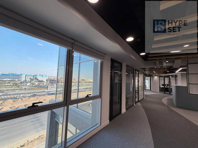 office for sale with 10% down payment and installments 15 years the first mall in sarai directly in suez road & amal axis - Widok 6